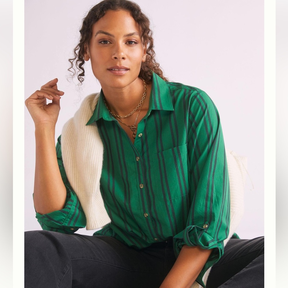 Maeve Anthropologie Striped Blouse